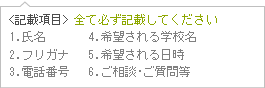 記載項目