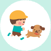 伸び伸びした明るい子ども